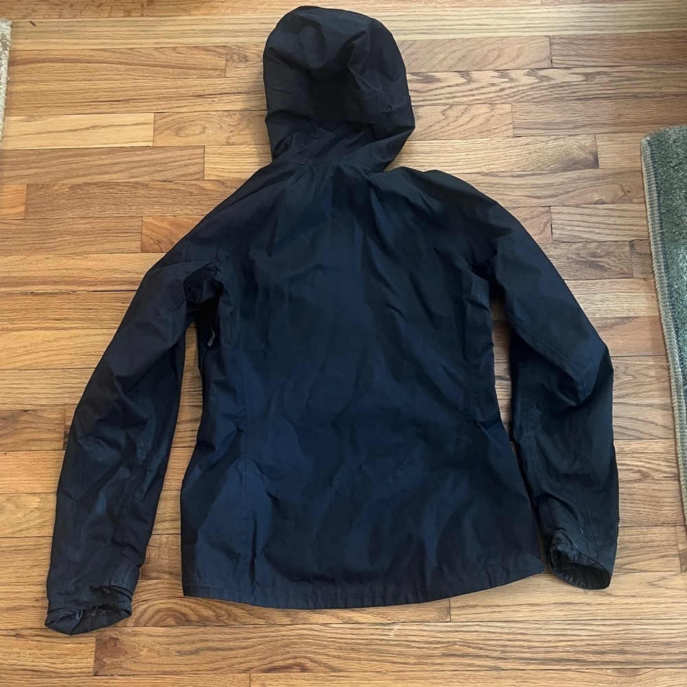 Mountain hardwear hooded shell / windbreaker jacket womens xs black - Picture 2 of 6